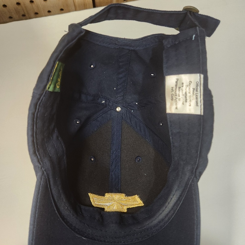 Chevy Trucking American Flag Cabelas Hat USA General Motors Paramount Distressed - Picture 5 of 9